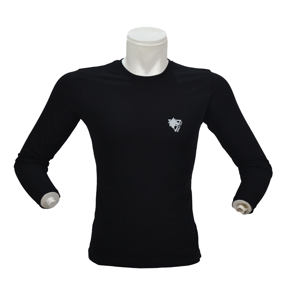 Wolftrap %100 Pamuk Siyah Uzun Kollu Tişört | Taktik T-Shirt Modelleri Ve Fiyatları | Şimşekoğlu Askeri Malzeme