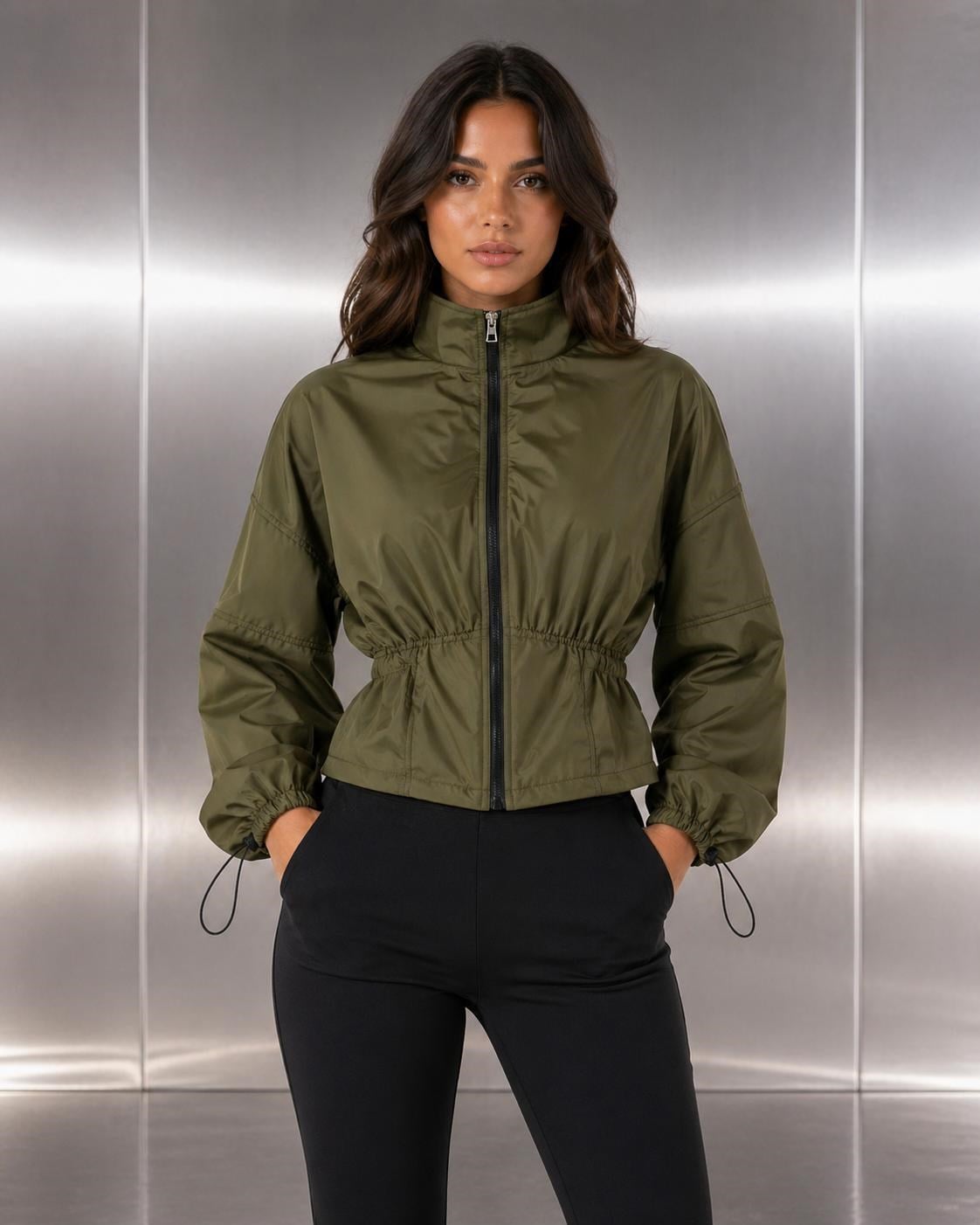 Bomber Boy Trençkot - Haki