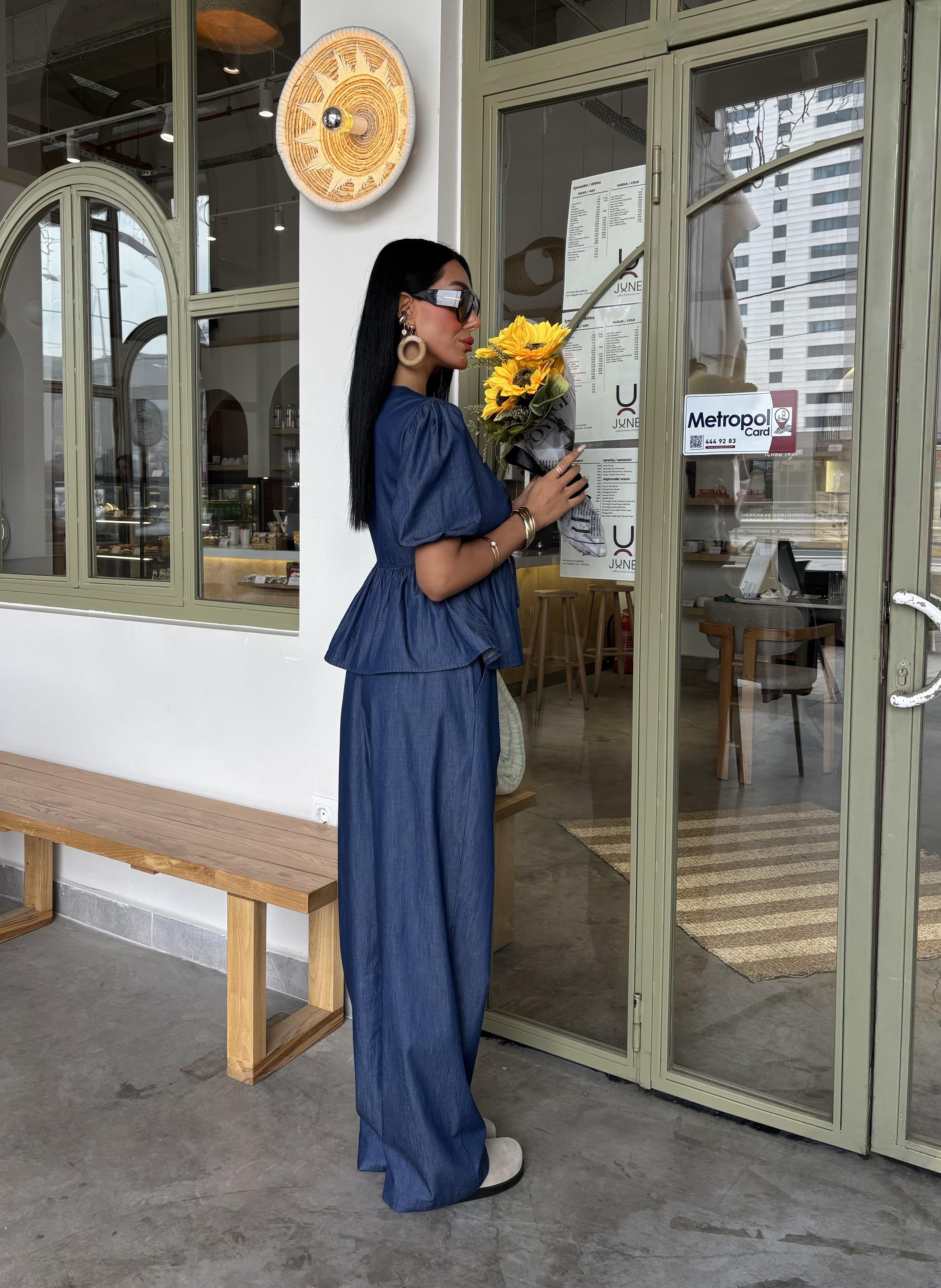 DENIMIA İKİLİ TAKIM - Denim Mavi