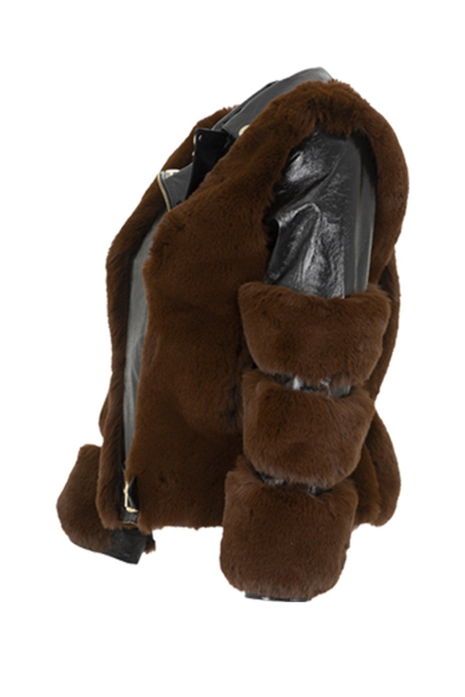 FURLE Deri Ceket - Kahverengi