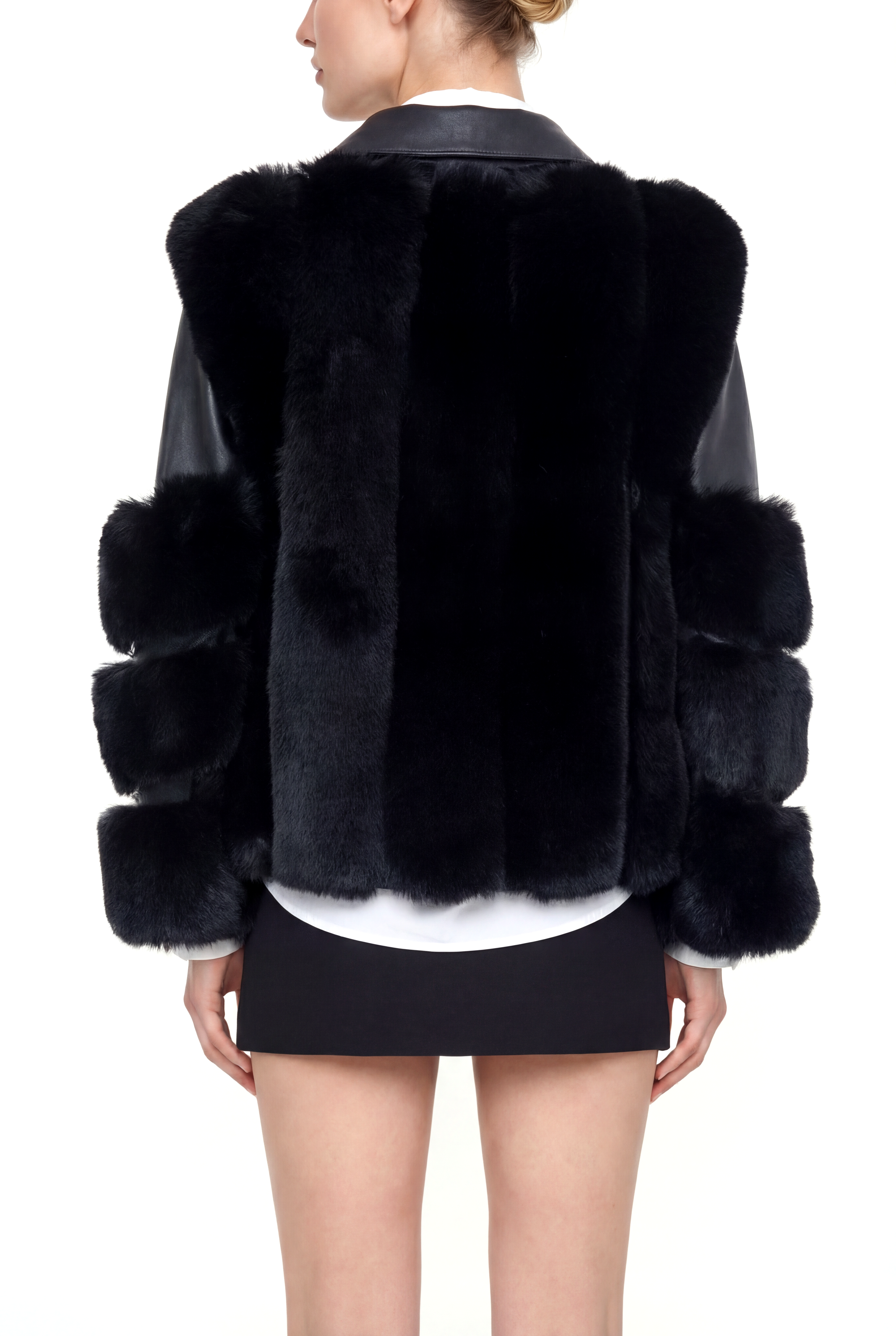 FURLE Deri Ceket - Siyah