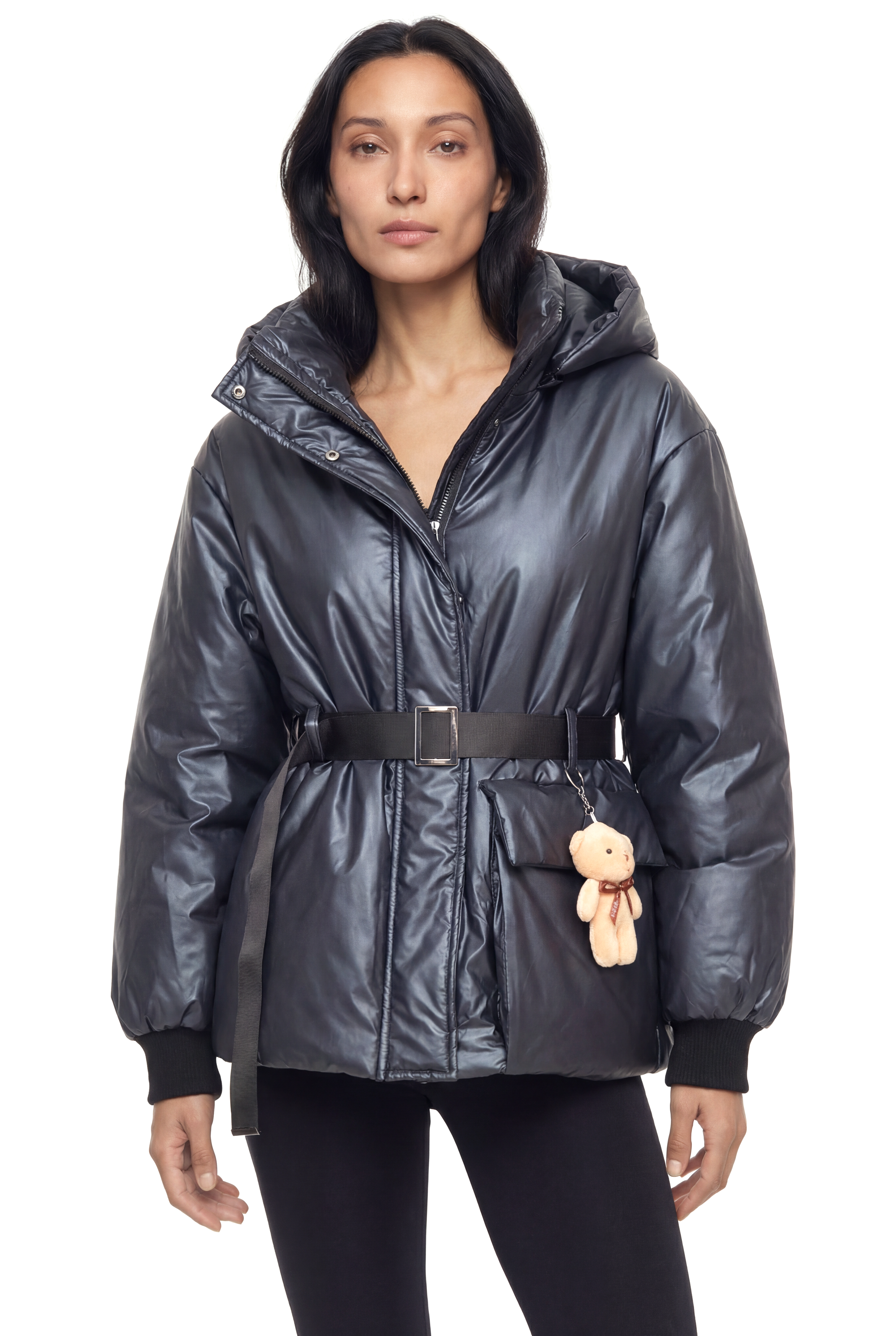 JANE BLACK Şişme Mont - Siyah