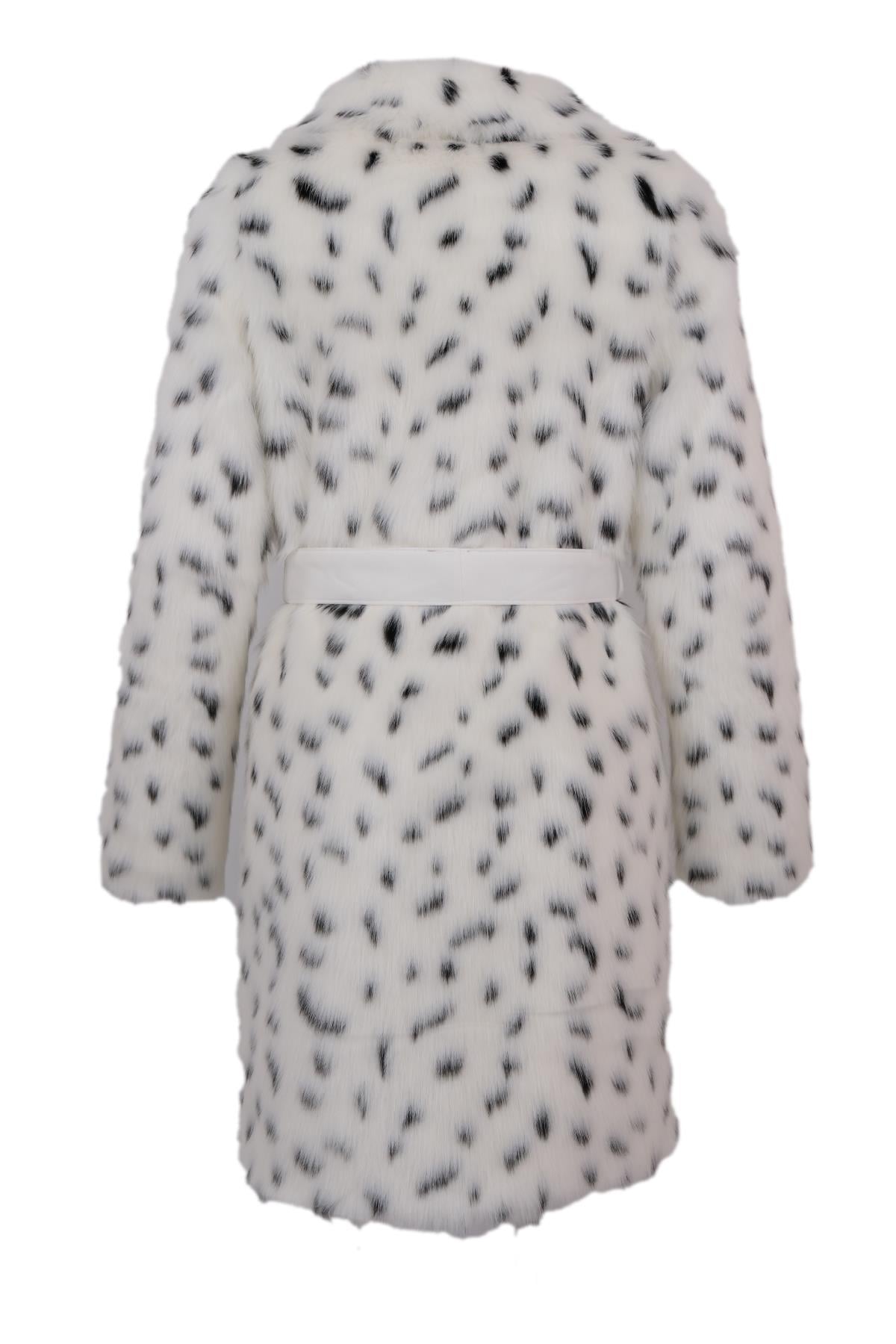 VELVET Suni Kürk Ceket - Leopar
