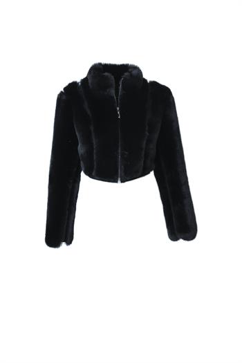 BIANCA Fonksiyonel Suni Kürk - Siyah