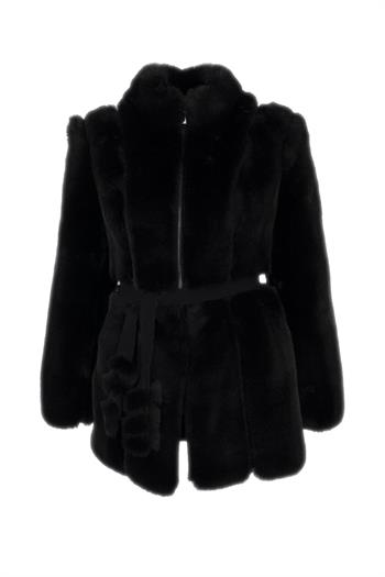 BIANCA Fonksiyonel Suni Kürk - Siyah