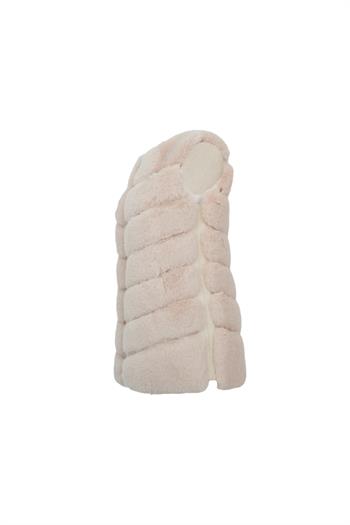 CLASSIC Suni Kürk Yelek - Bej