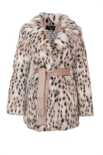 CORDELIA Suni Kürk Ceket - Vaşak