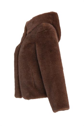 COS Suni Kürk Ceket - Kahverengi