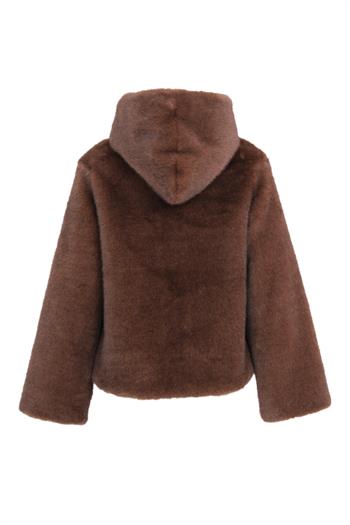 COS Suni Kürk Ceket - Kahverengi