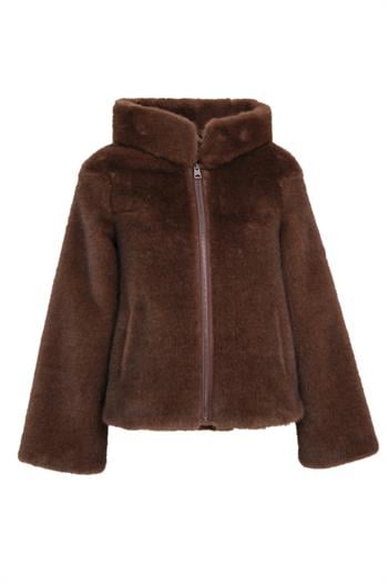 COS Suni Kürk Ceket - Kahverengi