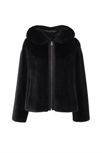 COS Suni Kürk Ceket - Siyah