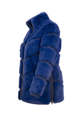 GALA Suni Kürk Ceket - Saks