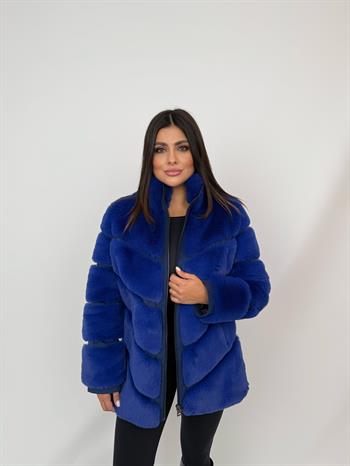 GALA Suni Kürk Ceket - Saks