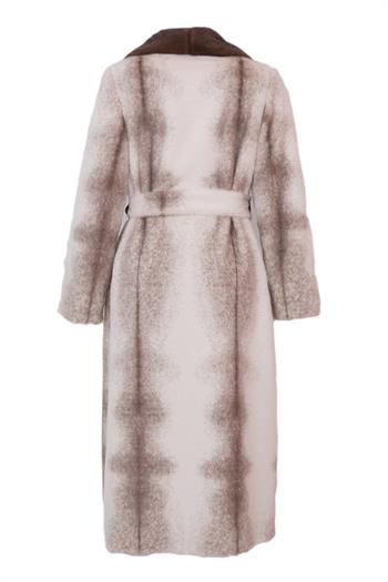 JADORE Suni Kürk Manto - Bej