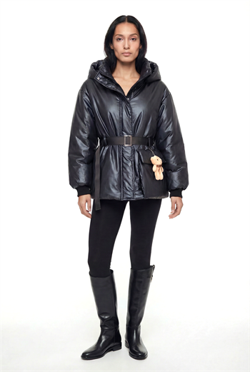 JANE BLACK Şişme Mont - Siyah