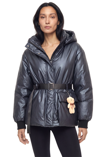 JANE BLACK Şişme Mont - Siyah