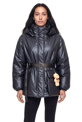 JANE BLACK Şişme Mont - Siyah