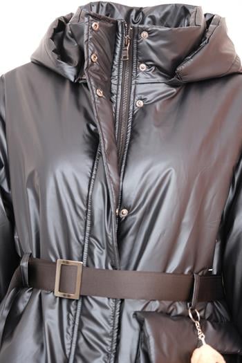 JANE BLACK Şişme Mont - Siyah