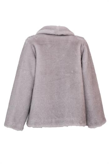 JENNER Suni Kürk Ceket - Gri