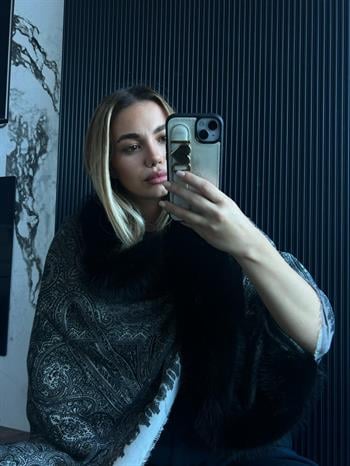 JF Etro Desenli Şal - Siyah