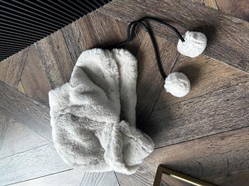 JF Kürklü Kulaklıklı Pilot Şapka - Bej