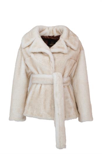 MARVEL Suni Kürk Ceket - Bej