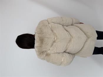 NOVUS Suni Kürk Ceket - Bej