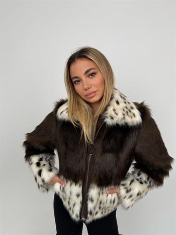 NOXXA Suni Kürk Ceket - Vaşak