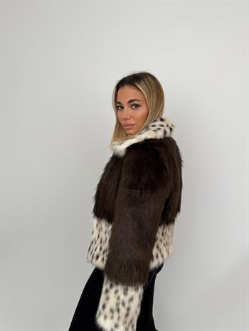 NOXXA Suni Kürk Ceket - Vaşak