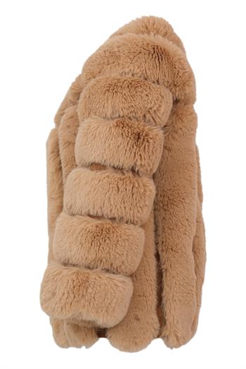 PUNTO Suni Kürk Ceket - Şampanya