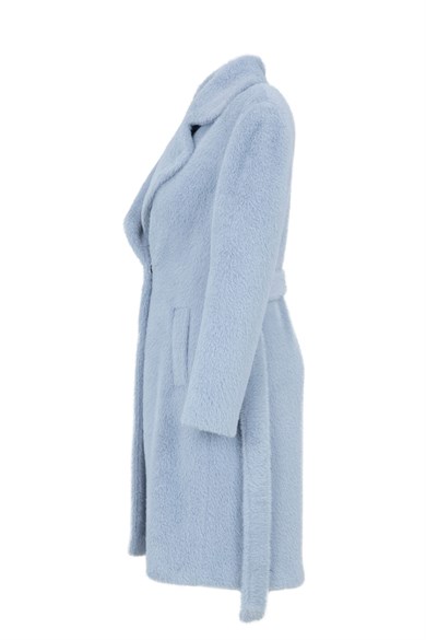 SANTO Suni Kürk Kaban - İndigo