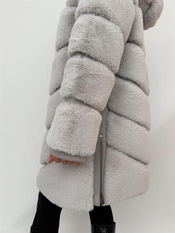 VANG Suni Kürk Ceket - Buz