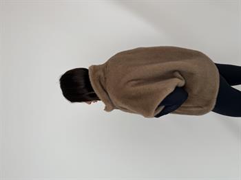 VELORA Suni Kürk Yelek - Vizon