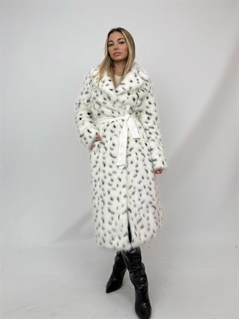 VICTORIA Suni Kürk Ceket - Leopar