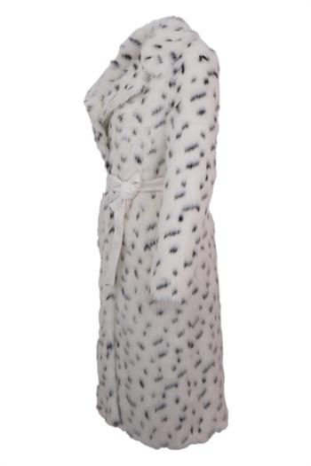VICTORIA Suni Kürk Ceket - Leopar
