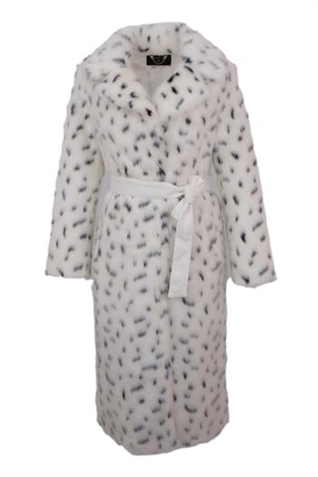 VICTORIA Suni Kürk Ceket - Leopar