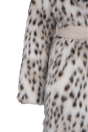 VICTORIA Suni Kürk Ceket - Vaşak