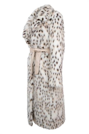 VICTORIA Suni Kürk Ceket - Vaşak