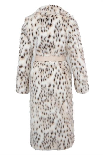 VICTORIA Suni Kürk Ceket - Vaşak