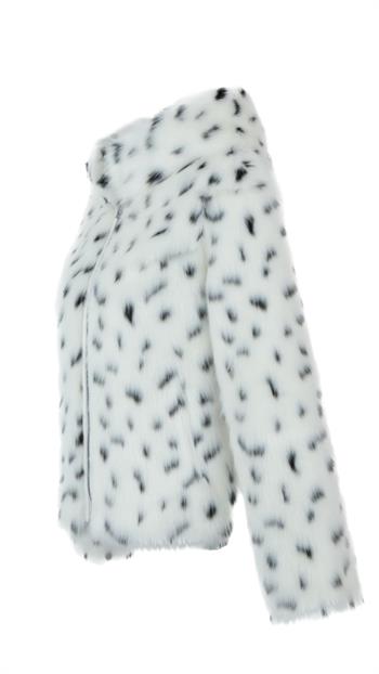 ZOEY Suni Kürk Ceket - Leopar