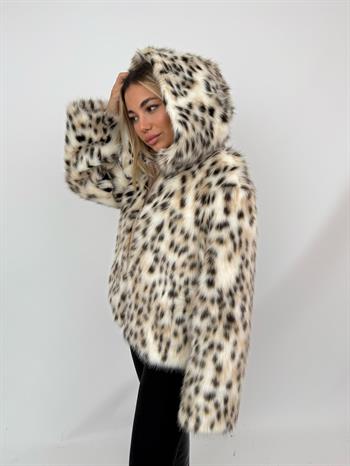 ZOEY Suni Kürk Ceket - Vaşak