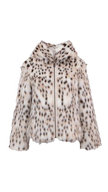 ZOEY Suni Kürk Ceket - Vaşak