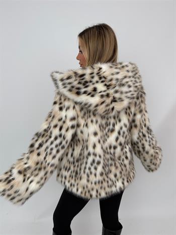 ZOEY Suni Kürk Ceket - Vaşak