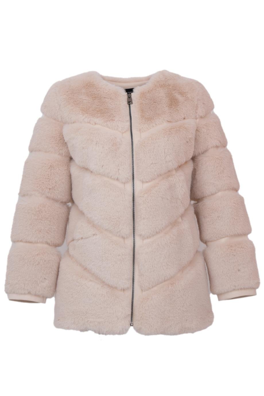 CLASSIC EDITION Suni Kürk Ceket - Bej