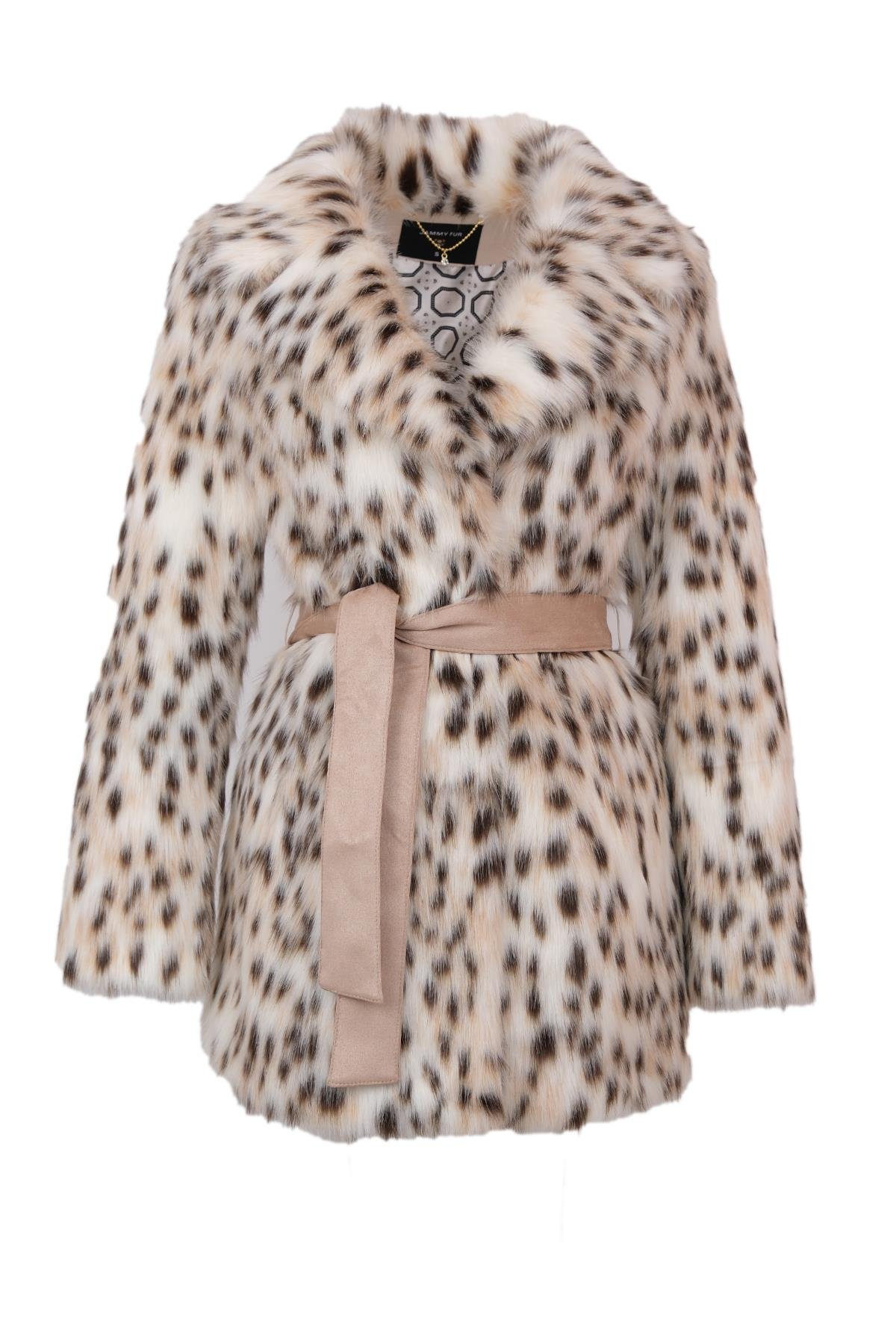 CORDELIA Suni Kürk Ceket - Vaşak