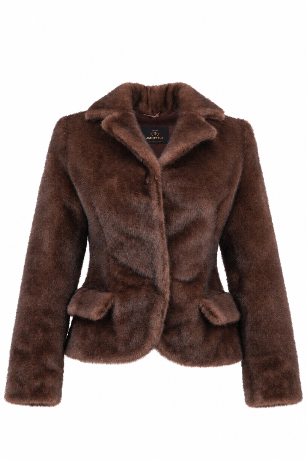 LAVEN Suni Kürk Ceket - Kahverengi