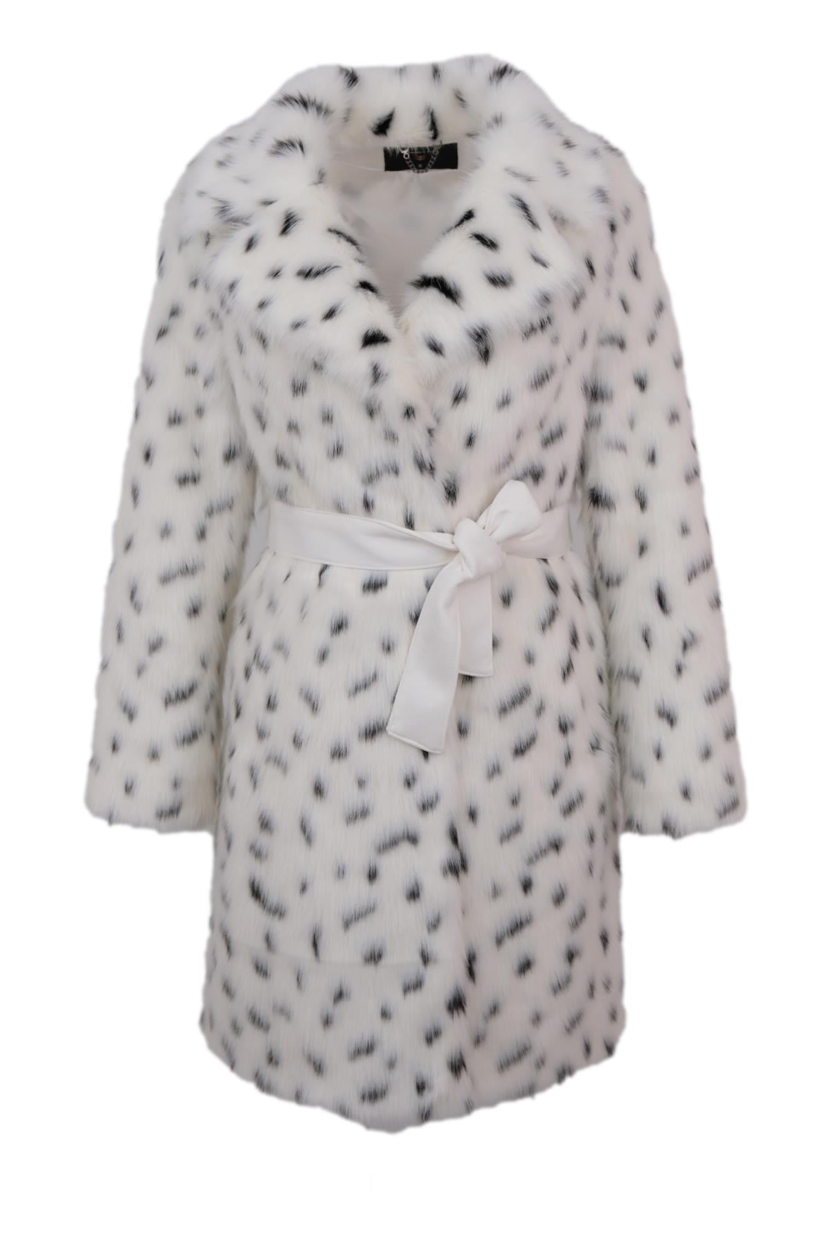 VELVET Suni Kürk Ceket - Leopar