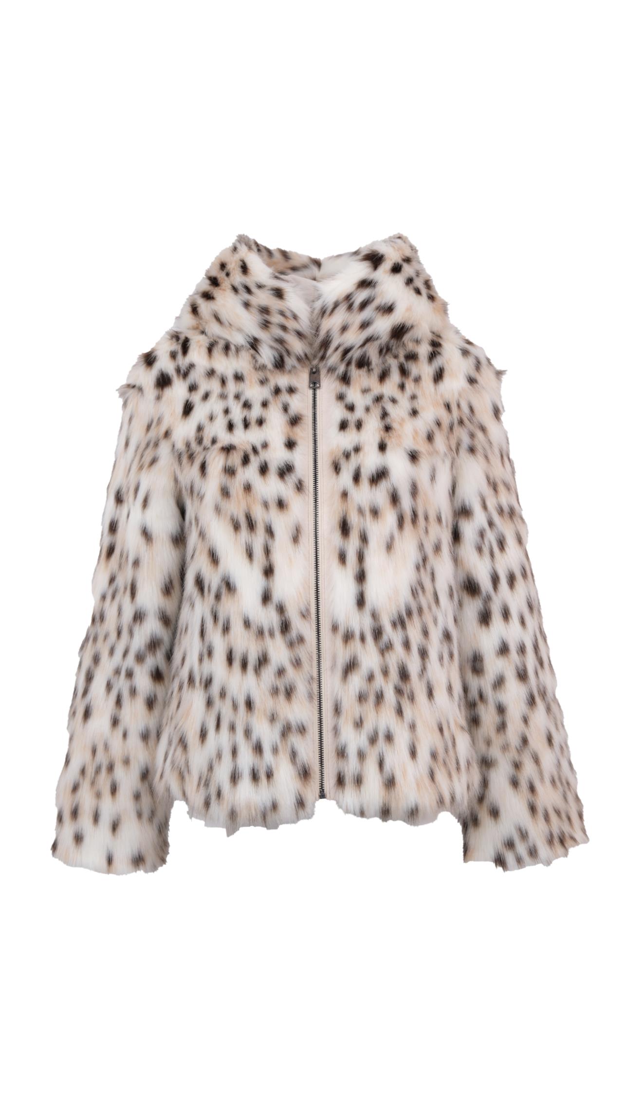ZOEY Suni Kürk Ceket - Vaşak