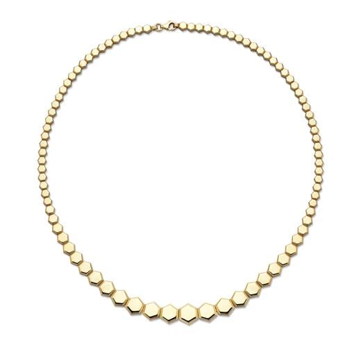 14 Ayar Altın Honeycomb Kolye