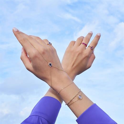 14 Ayar Altın Luana Bileklik